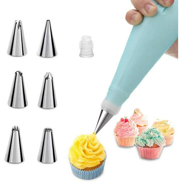 Cake Decorating Equipment 14 Pieces Icing Decoration Kit Piping Nozzle Silicon